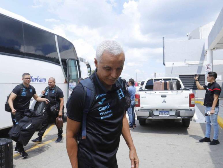 Así fue la salida de la Selección de Honduras hacia República Dominicana