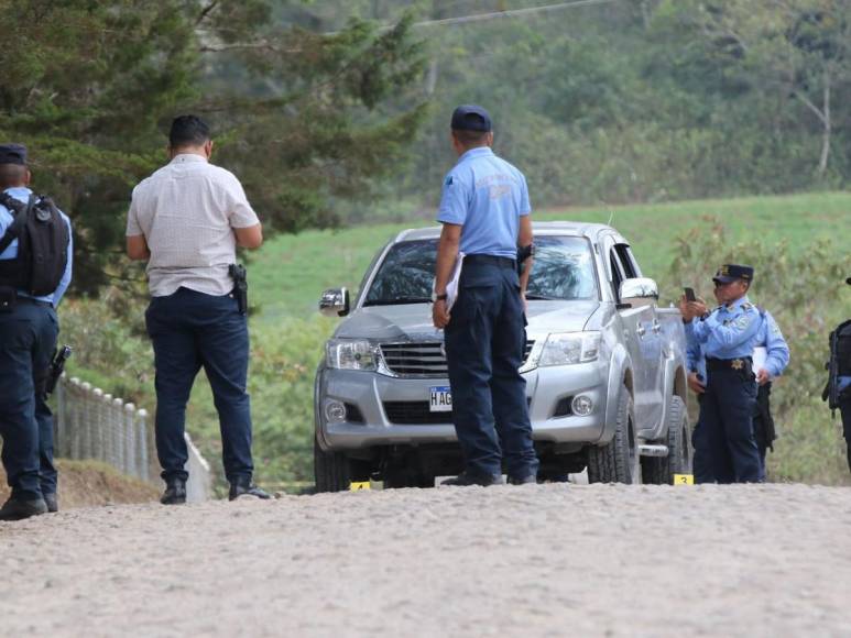 Las imágenes que dejó enfrentamiento entre policías y pandilleros en Azacualpa