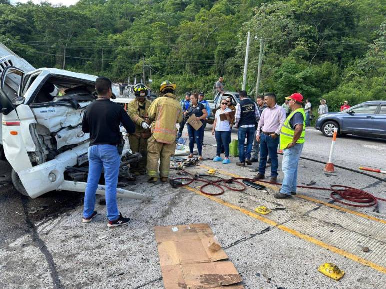 Fatal colisión en la CA-5: Joven padre muere cuando iba a entregar producto a San Pedro Sula