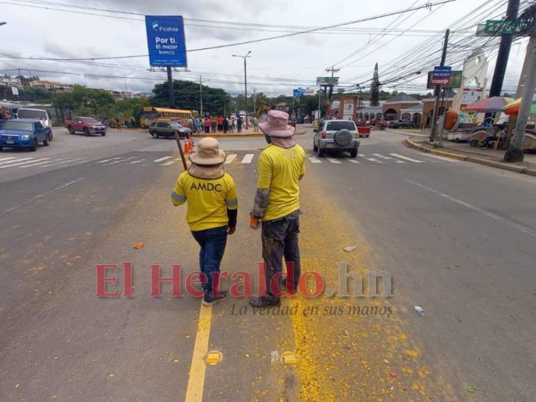 ¿Por qué se destruyó la rotonda de Loarque, en la salida al sur de la capital?