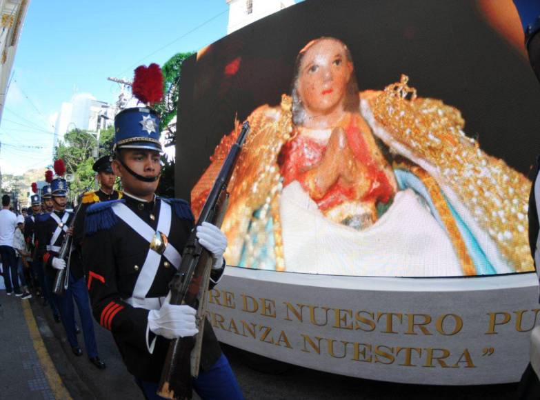 Fe y devoción en peregrinación por el 277 hallazgo de la Virgen de Suyapa