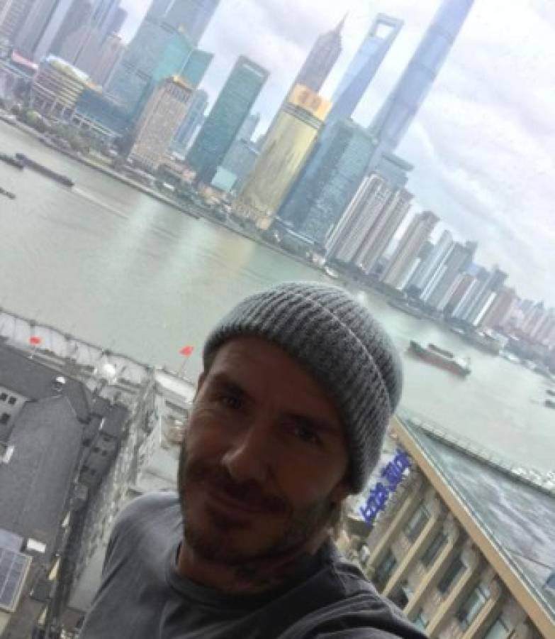 David Beckham sorprende a sus fans al publicar una foto con la cara desfigurada