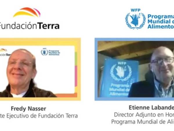 Fundación Terra, mediante alianza con el PMA, hace grandes esfuerzos para lograr la distribución de alimentos.