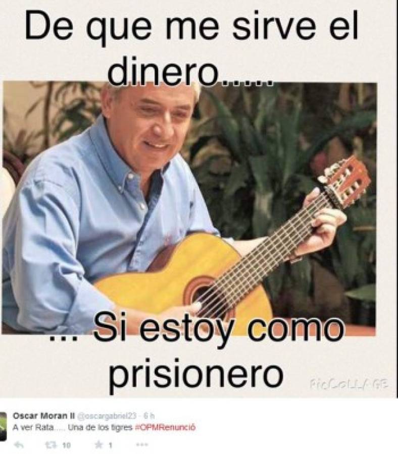 Los memes sobre la renuncia de Otto Pérez