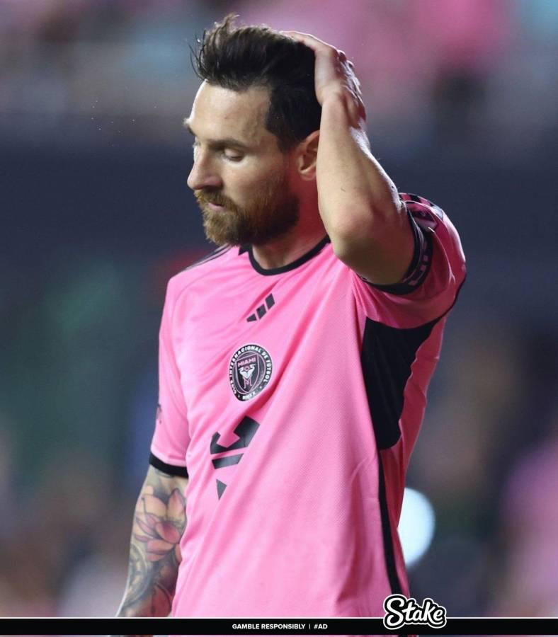 Tristeza de Messi tras quedar eliminado de la MLS con Inter Miami ante Atlanta United