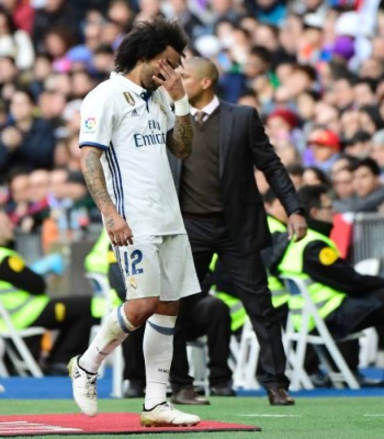 Marcelo sufre una lesión muscular en el muslo izquierdo