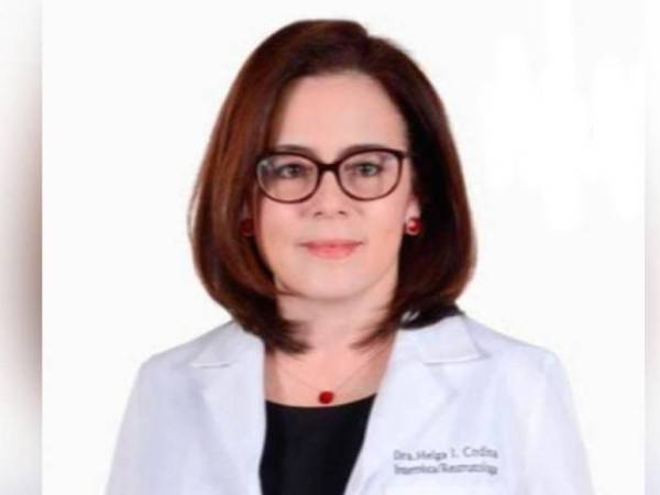 Presidenta del Colegio Médico de Honduras (CMH), Helga Codina.