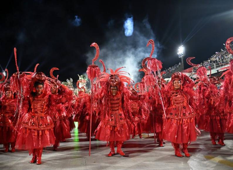 Las impresionantes imágenes que dejó el carnaval de Río de Janeiro