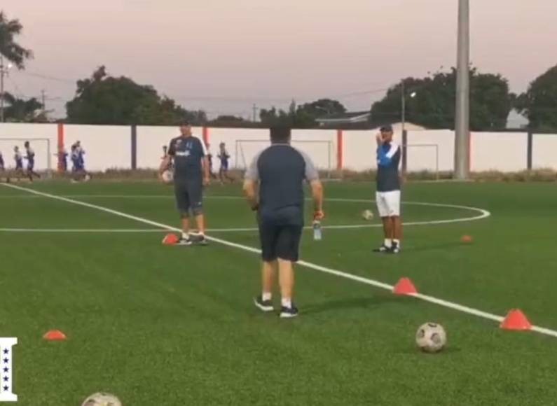 Honduras realizó su primer entrenamiento en Curazao previo al debut en la Nations League