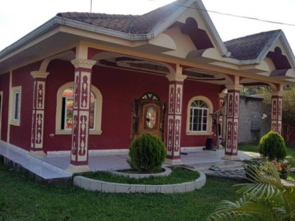 Esta vivienda fue asegurada en la aldea Cayo Sierra en Tocoa, Colón.