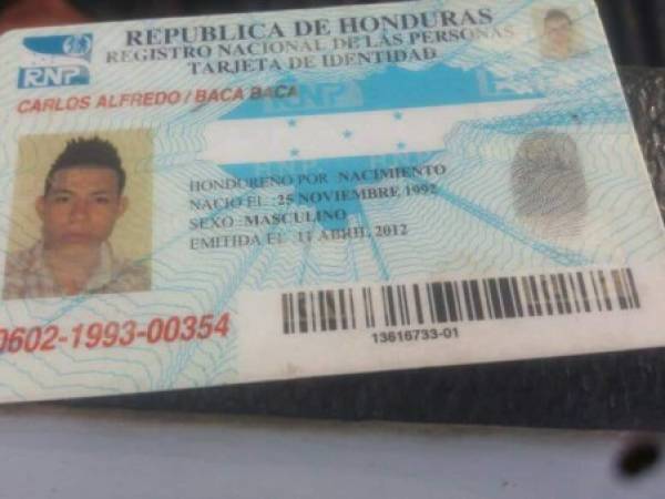 Esta es la identidad del presunto delincuente capturado por las autoridades.