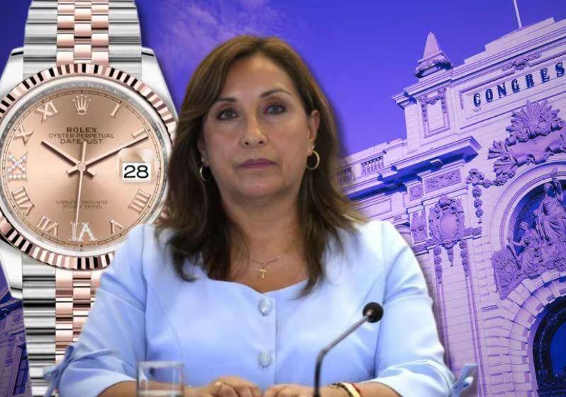 Al menos 10 relojes de lujo hallan durante allanamiento a la presidenta de Perú