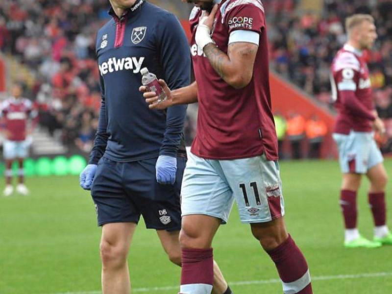 Lucas Paquetá durante el encuentro ante el Southampton en la Premier League.