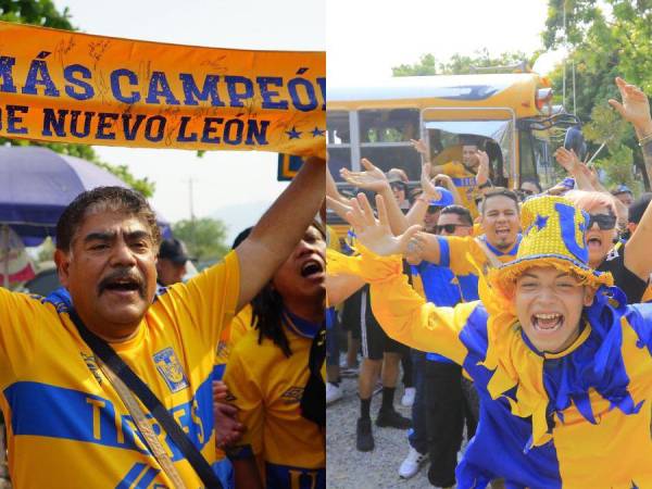 Los Tigres no jugarán solos en el Olímpico Metropolitano. Un gran número de aficionados Felinos hicieron el viaje para alentar al equipo en el duelo crucial por la Liga de Campeones de Concacaf ante Motagua. La afición de los universitarios es una de las más fieles de la Liga MX.