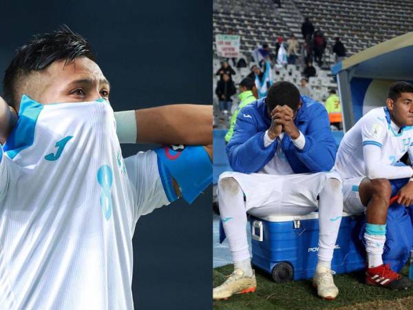 Los futbolistas de la selección de Honduras no pudieron ocultar su tristeza tras el pitazo final que confirmó la eliminación del Mundial Sub-20 de Argentina. Desgarradoras imágenes se vieron sobre el césped del estadio en Mendoza al finalizar el partido ante Francia