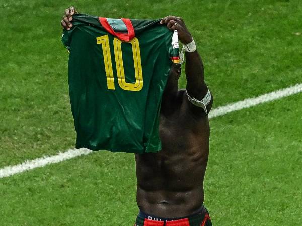 Vincent Aboubakar fue el jugador más valioso en el duelo entre Camerún y Brasil disputado el Lusail.