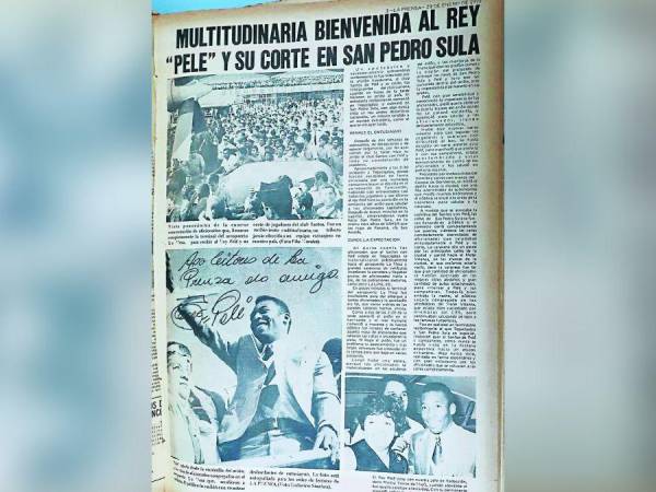 En enero de 1972, Honduras fue testigo de la llegada de uno de los mejores jugadores que jamás se hayan visto, “El Rey” Pelé estremeció a una afición catracha que aclamaba por el tricampeón mundial, quien no defraudó y dejó postales para el recuerdo en el país.