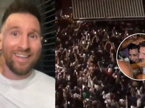 Lionel Messi intentó pasar desapercibido la noche del lunes cuando visitó un restaurante en Palermo. Sin embargo, el intento de la Pulga fue fallido y terminó desatando una locura en las afueras del establecimiento donde cientos de fanáticos acudieron a cantarle mientras esperaban su salida.