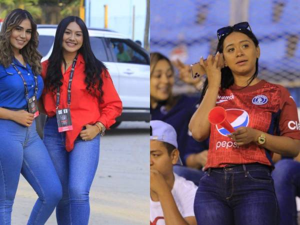 El duelo de Concachampions entre Motagua y Pachuca estuvo adornado por bellas mujeres que asistieron al Estado Olímpico Metropolitano de San Pedro Sula. Aquí un compilado de ellas.