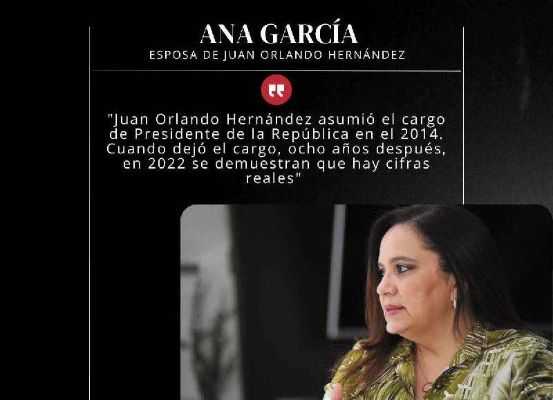 Frases de Ana García tras segundo día de juicio de Juan Orlando Hernández