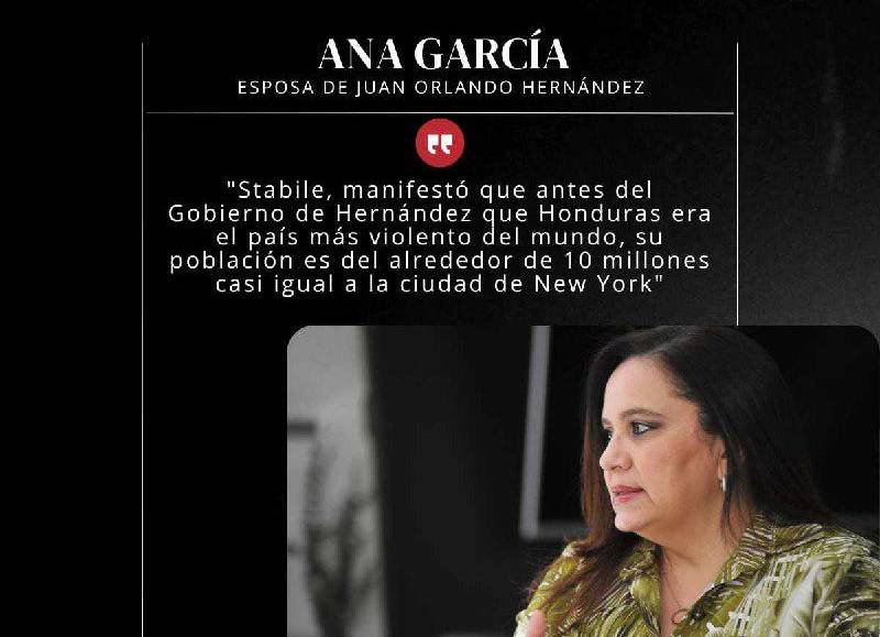 Frases de Ana García tras segundo día de juicio de Juan Orlando Hernández