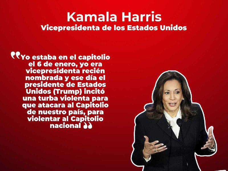 Las frases más contundentes de Kamala Harris contra Trump en el debate presidencial