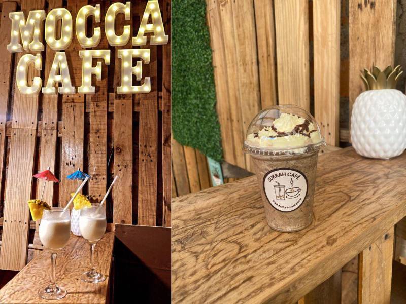 En Sukkah Café puedes disfrutar de deliciosas bebidas.