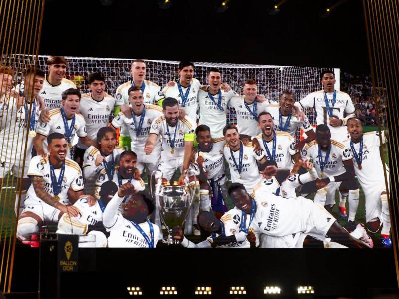 El Real Madrid fue nominado como mejor equipo masculino del año en los premios del Balón de Oro 2024, pero nadie del club asistió.