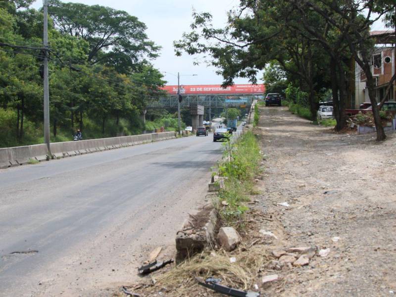 La maleza se está apoderando del puente de retorno del Cliper entre las colonias San Ángel y Hato de Enmedio.