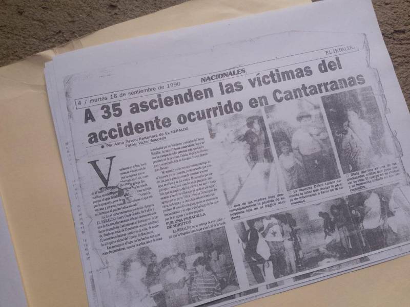 Doña Enna Cárcamo recordó con tristeza ante EL HERALDO aquel momento trágico donde perdió a 14 familiares.