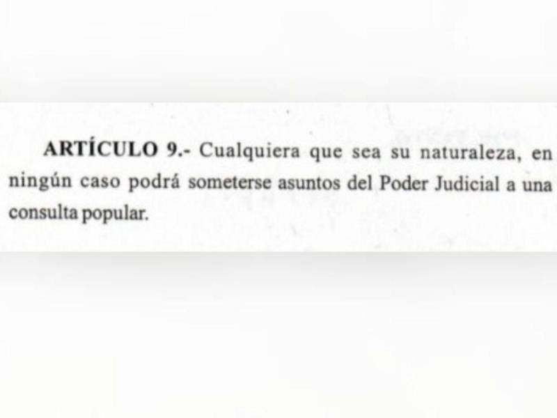 Constitución y otras leyes restringen consultas populares para ciertos temas, pese a lo que afirma Redondo