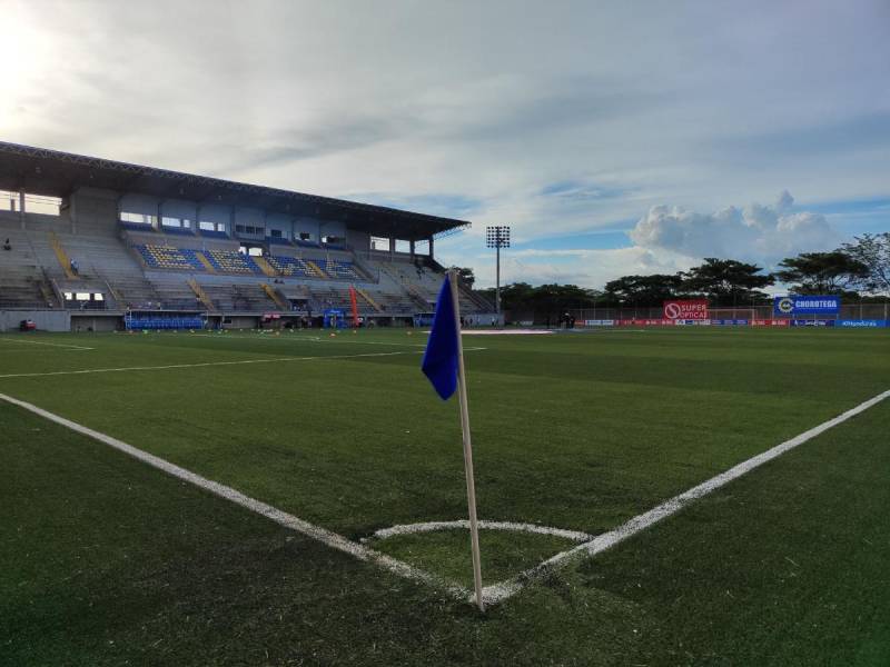 Así se encuentra el Estadio Emilio Williams para albergar el duelo de Liga Nacional.