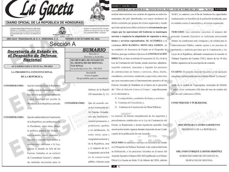 Mediante este acuerdo ejecutivo, la ministra de Sedena puede hacer millonarias compras directas.