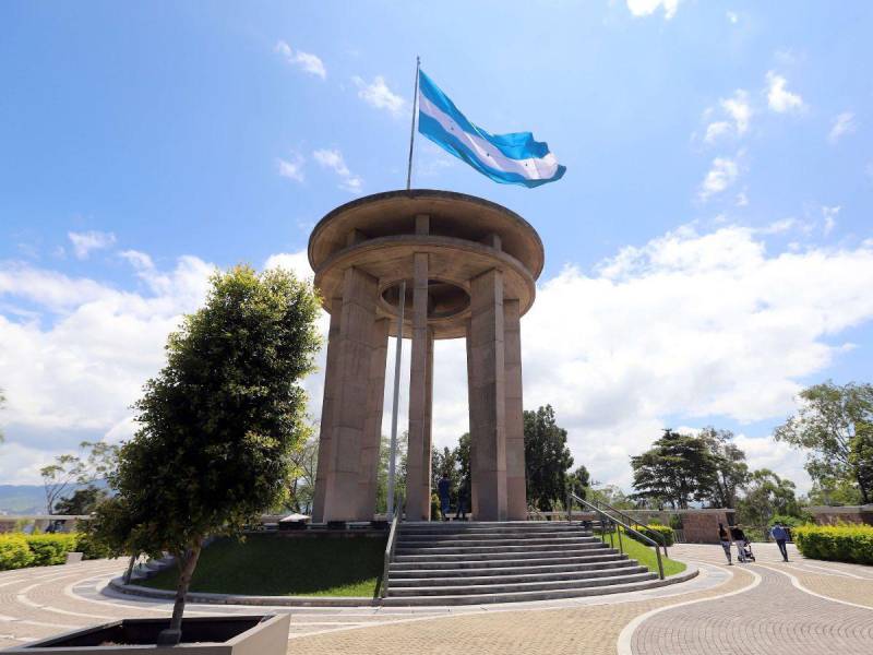 Monumento a la Paz en Tegucigalpa, Honduras.