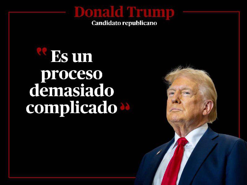 Las frases de Donald Trump tras ejercer su voto en Florida