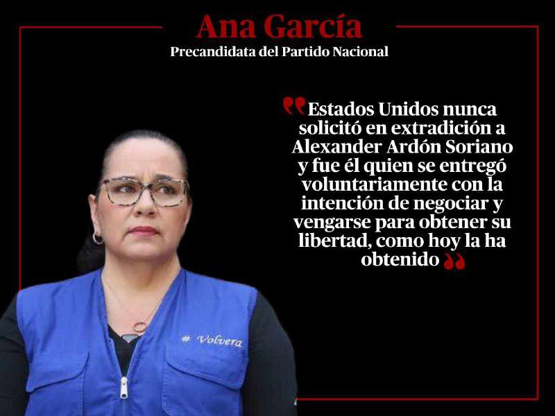 Cuestionamientos y lamentos: frases de Ana García sobre liberación de Alexander Ardón