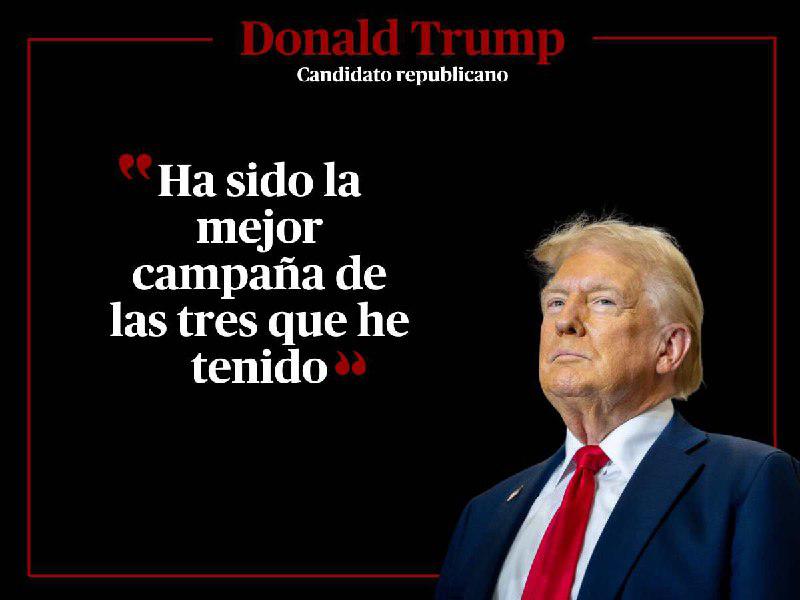 Las frases de Donald Trump tras ejercer su voto en Florida