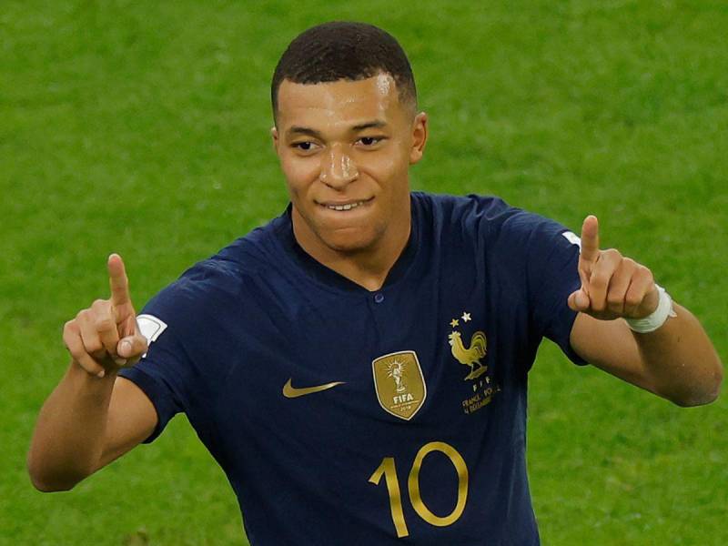 Kylian Mbappé es el máximo goleador de la Copa del Mundo con cuatro tantos.