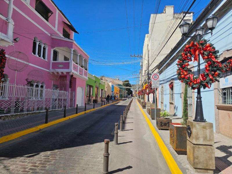 Así luce la avenida Cervantes en el centro de Tegucigalpa, una vía que ha sido transformada.