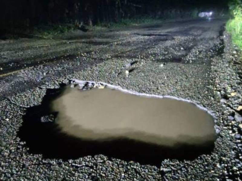 El gobierno de la República tiene abandonada la carretera CA-13.