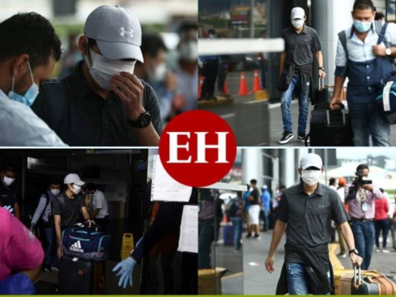 El joven hondureño Wilson Berríos llegó este viernes en horas de la mañana al Aeropuerto Internacional Toncontín de Tegucigalpa, capital de Honduras. Fotos: Emilio Flores/EL HERALDO.