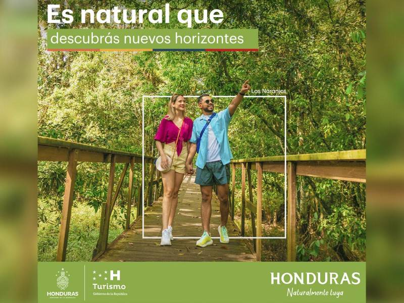 Parte de las imágenes de la campaña para impulsar “Honduras, Naturalmente Tuya” por el IHT.