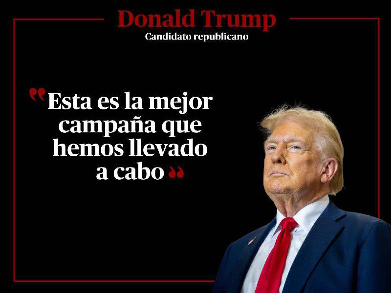 Las frases de Donald Trump tras ejercer su voto en Florida