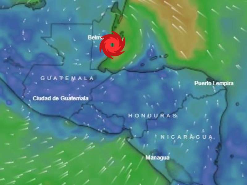 La tormenta Sara se aproximaba este domingo a Belice, pero dejará más torrenciales en Honduras.