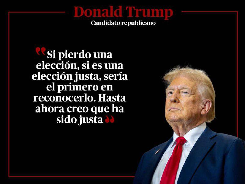 Las frases de Donald Trump tras ejercer su voto en Florida