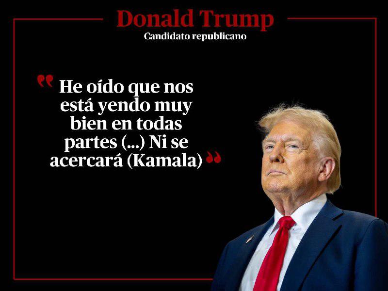 Las frases de Donald Trump tras ejercer su voto en Florida