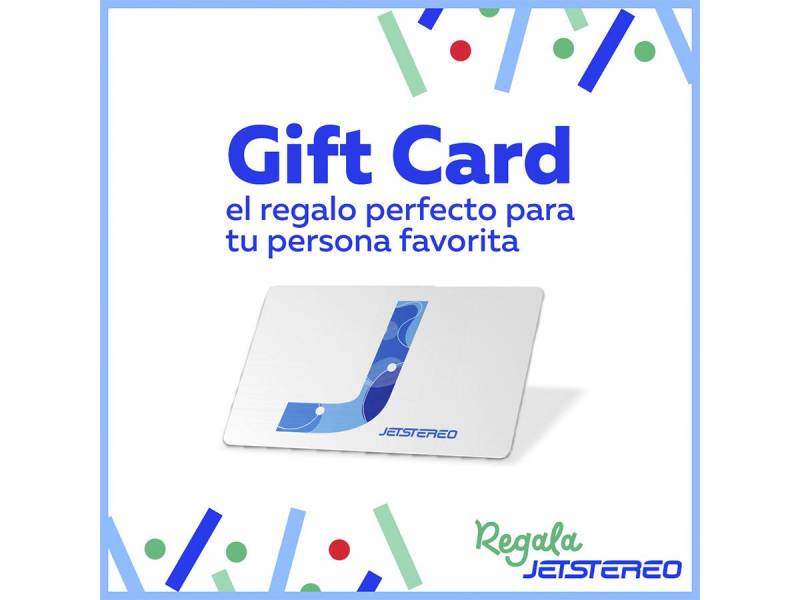 Personaliza tus regalos con las GiftCards de Jetstereo, el detalle perfecto para todos tus seres queridos.