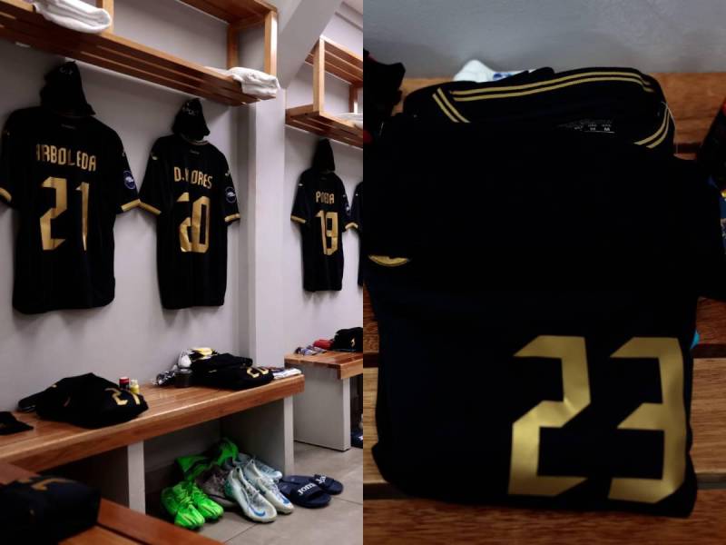 Así es el camerino que le han dado a la Selección de Honduras en el estadio Nemesio Diez de Toluca para el partido contra México en la vuelta de cuartos de final de la Nations League de la Concacaf.