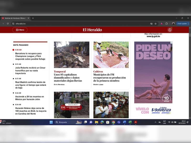 <i>El rediseño se da conversión a espacios publicitarios más grandes y alineados a la tendencia de la industria publicitaria.</i>