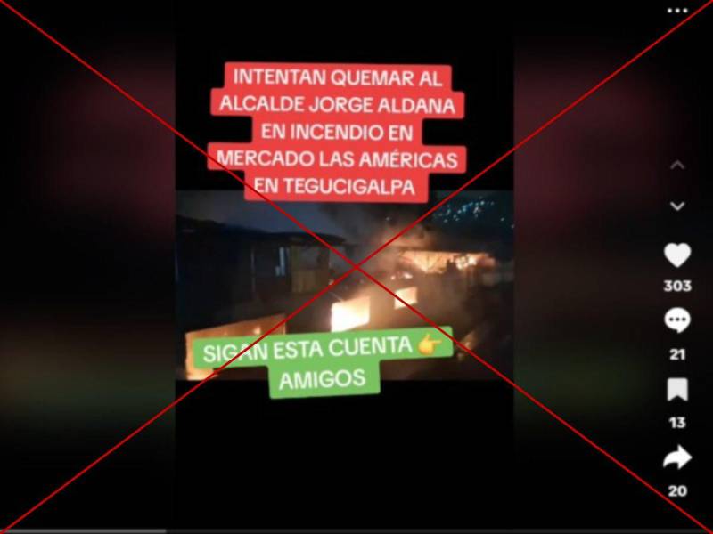 Captura de pantalla a una publicación de TikTok hecha el 13 de diciembre de 2024.